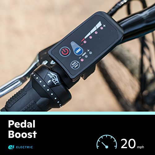 Schwinn Healy Ridge Adult Electric Mountain Bike, 18-Speed Drivetrain