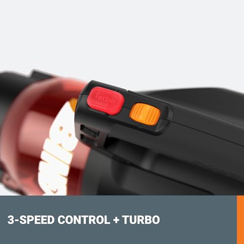 Worx 40V Turbine Leaf Blower Cordless with Battery and Charger, Brushless Motor Blowers for Lawn Care, Compact and Lightweight Cordless Leaf Blower WG584 – 2 Batteries & Charger Included