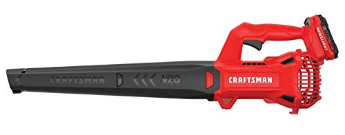 CRAFTSMAN 20V MAX Cordless Leaf Blower Kit with Battery & Charger Included (CMCBL710D1) Red