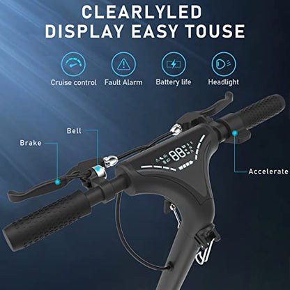 Electric Scooter for Adults，Electric Scooter 800W Motor 10" Tires,Up to 28 Mph