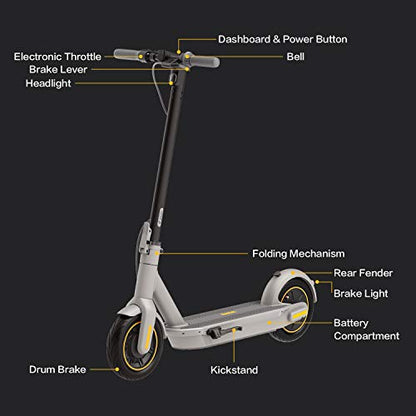 Segway Ninebot MAX G30LP Electric Kick Scooter, Up to 25 Miles Long-range Battery