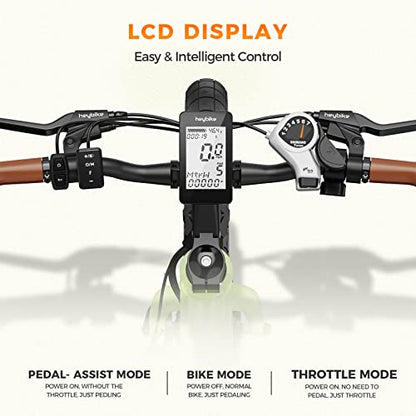 Heybike Sola Electric Bike for Adults 75 Miles Range