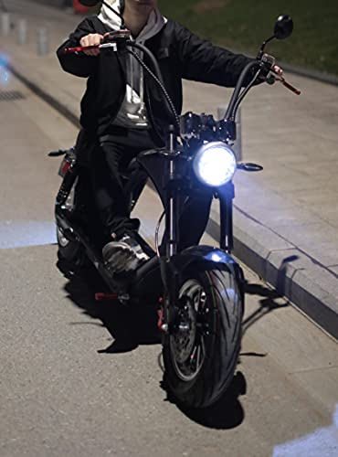 TOXOZERS 2500W Fat Tire Electric Scooter for Adults, Citycoco Chopper Electric Scooter with Seat