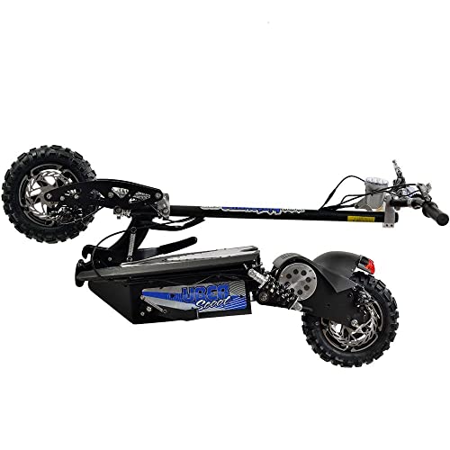 UberScoot 1600w 48v Electric Scooter, Black, Large