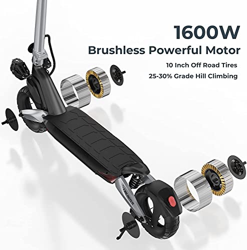 Circooter Raptor Pro Electric Scooter Adult with Smart APP, 1600W Motor