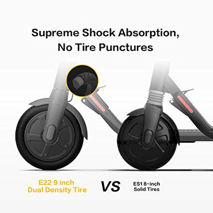 Segway Ninebot E22 E45 Electric Kick Scooter, Lightweight and Foldable