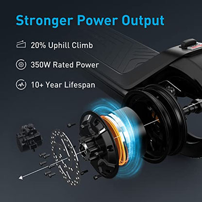 NIU Electric Scooter for Adults - KQi3 Pro with 350W Power, 31 Miles Long Range