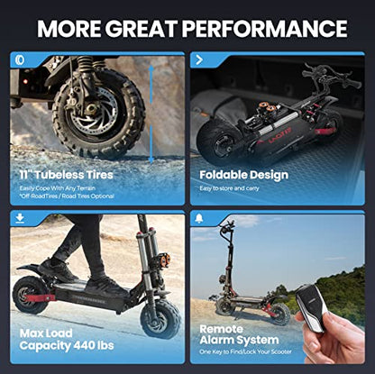 LAOTIE Ti30 Electric Scooter Adults, 5600W Dual Motors