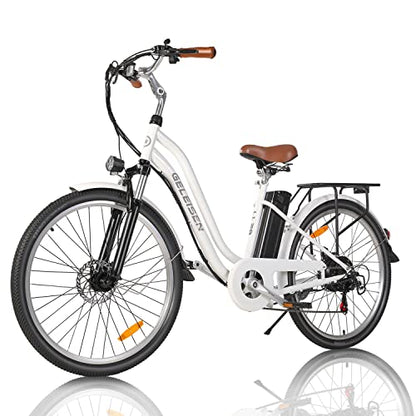 GELEISEN Electric Bikes for Adults, 500W Electric City Cruiser 28Mph