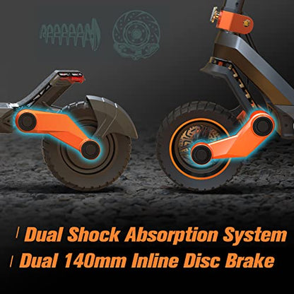 Electric Scooter, Kugookirin G3 Electric Scooter for Adults Powerful 1200W Motor Up to 31 mph