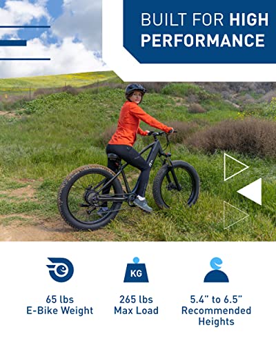 Hiboy P6 Electric Bike 28MPH 62.1Miles Range 750W Motor 48V 13Ah Removable Battery