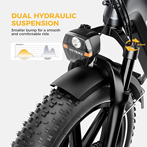 Heybike Ranger S Electric Bike for Adults, Foldable 750W Ebike