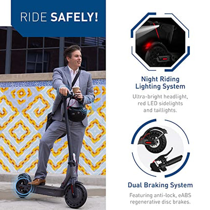 Hiboy S2 Pro Electric Scooter, 500W Motor, 10" Solid Tires, 25 Miles Range