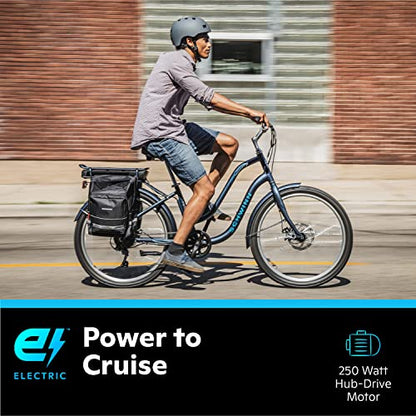 Schwinn Mendocino Adult Hybrid Electric Cruiser Bike