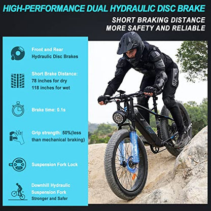 Electric Bike, FREESKY 750W Electric Bike for Adults BAFANG Motor 48V 15Ah
