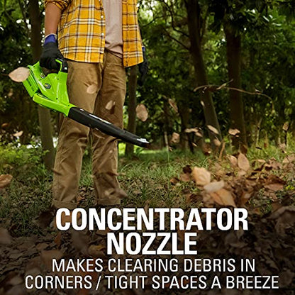 Greenworks 40V (150 MPH / 130 CFM / 75+ Compatible Tools) Cordless Leaf Blower, Tool Only