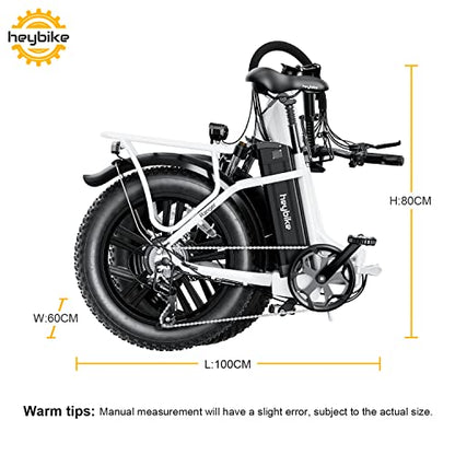 Heybike Ranger Electric Bike for Adults 500W Foldable Ebike