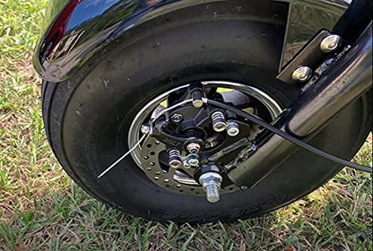 Fatboy 800w Rear Hub Motor Electric Scooter with Seat and 15" Pneumatic Tires