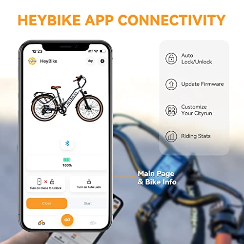 Heybike Cityrun Electric Bike, 500W City Cruiser Ebike