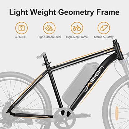 Jasion EB5 Electric Bike for Adults with 360Wh Removable Battery
