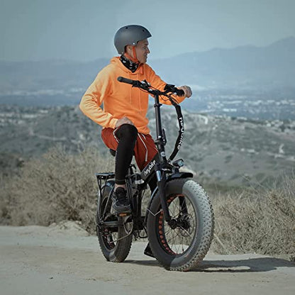 Heybike Mars Electric Bike Foldable 20" x 4.0 Fat Tire Electric Bicycle with 500W Motor