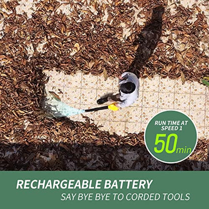 Cordless Leaf Blower Battery Operated: 20V Electric Mini Handheld - Lightweight Small Powerful Blower for Patio | Jobsite