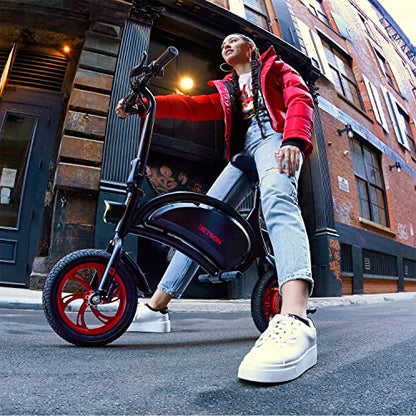 Jetson Bolt Adult Folding Electric Ride-On, Foot Pegs, Easy-Folding