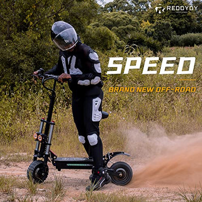 REDDYDY Electric Scooter, Max Speed 55MPH,Total Power 6000W