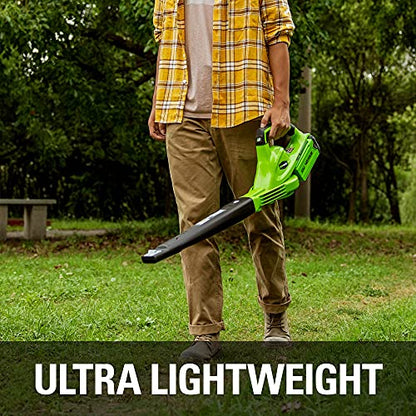 Greenworks 40V (150 MPH / 130 CFM / 75+ Compatible Tools) Cordless Leaf Blower, Tool Only