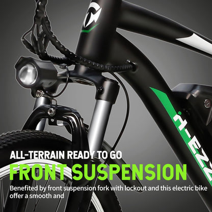 FEOFFY Electric Bike for Adults 350W Electric Bikes 26" Electric Mountain Bike Shimano 21 Speed