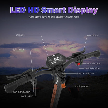 KuKirin G3Pro Electric Scooter Adults, 2400W Dual Motor