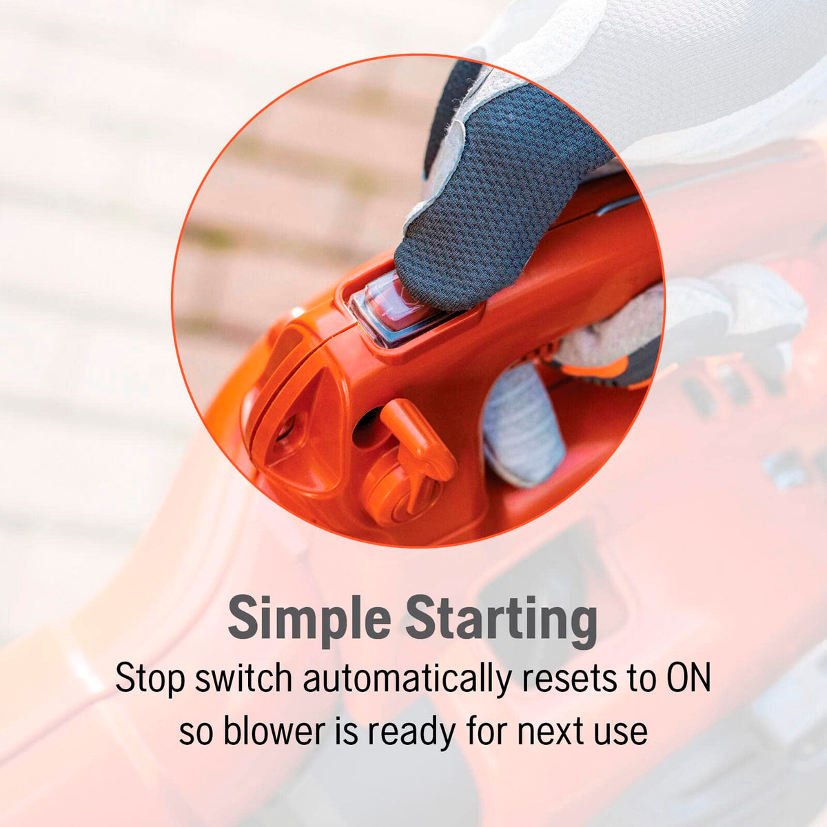 Husqvarna 125B, 28cc 2-Cycle Gas 425 CFM 170 MPH Handheld Leaf Blower